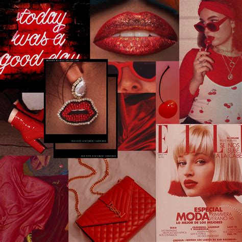 BEZALEL RED MOOD BOARD .002 | Mood colors, Mood board fashion, Red pictures