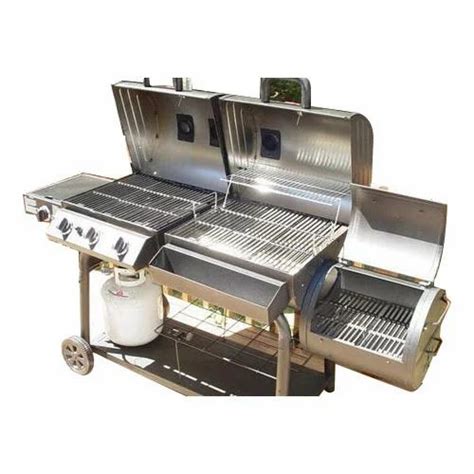 Silver Stainless Steel Gas Griller, For Restaurant at Rs 48500/piece in ...