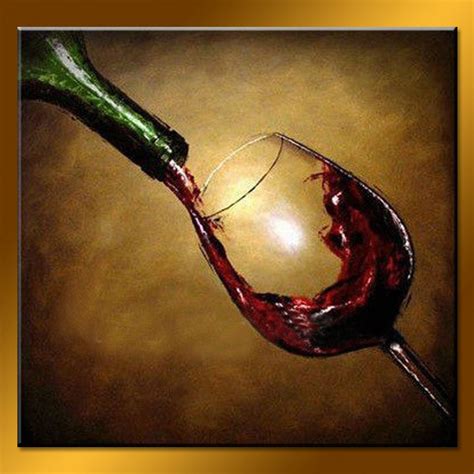 Wholesale Wonderful Still Life Wine Glass Painting on Canvas - China Wine Painting on Canvas and ...