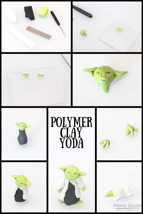 DIY Polymer Clay Yoda Tutorial for May the Fourth Be With You Day