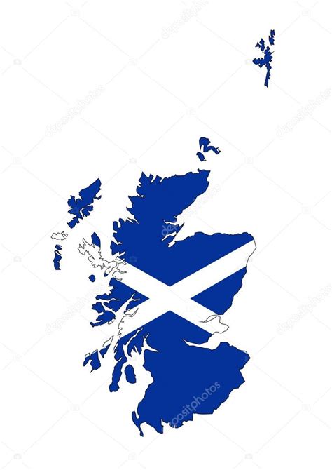 Scotland flag map — Stock Photo © tony4urban #114666766