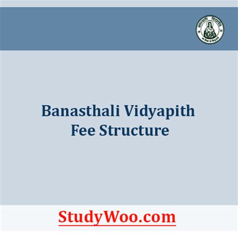 Banasthali Vidyapith Fee Structure UG, PG Courses 2024-25