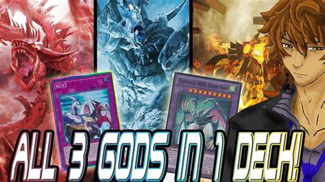 ALL 3 EGYPTIAN GOD CARDS IN ONE POWERFUL DUEL LINKS DECK! | YuGiOh Duel Links - YouTube