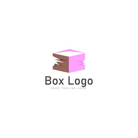 Box logo design icon illustration 8358200 Vector Art at Vecteezy