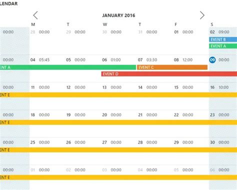 Angular calendar Components And Directives - Angular Script