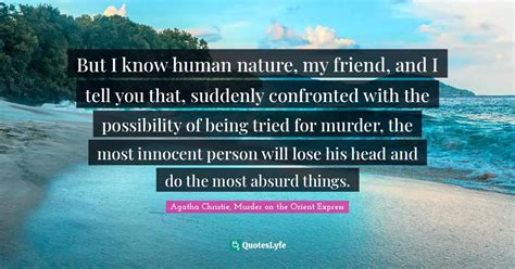 Best Agatha Christie, Murder on the Orient Express Quotes with images to share and download for ...