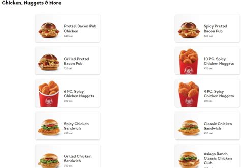 Wendy's Nutrition Menu | Updated Delicious Nutrition Foods