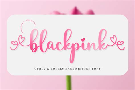 Blackpink Font Digital Font Download