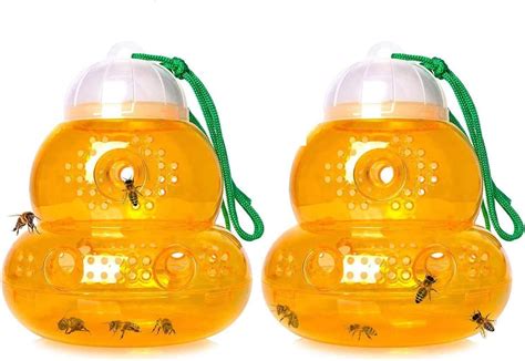 Ram® 2 X Wasp Trap Hanging Garden Wasp Hornet Bee Trap Catcher, Bee ...