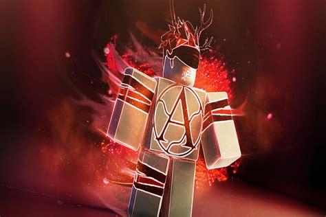 Roblox Red Warrior Digital Art by MatiKids Classic - Pixels