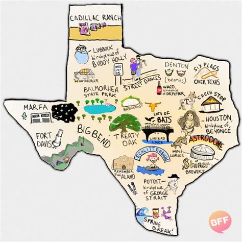 Cadillac Ranch Texas Map | Printable Maps