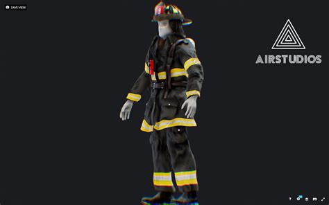 New York City Firefighter Uniform 3D - TurboSquid 1886019