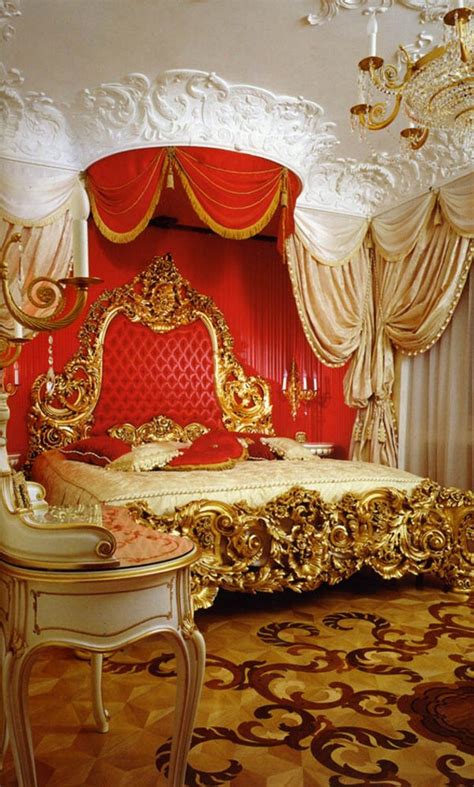 Gold Bedroom, Dream Bedroom, Bedroom Interior, Bedroom Decor, Royal Room, Mansion Bedroom ...