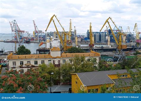 Containers at the Port in Odessa, Ukraine Editorial Stock Photo - Image of loading, haul: 174657838