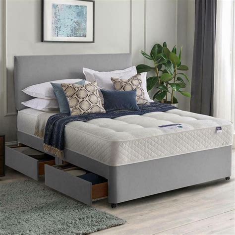 Double Divan Bed With Mattress - Soft Touch Beds