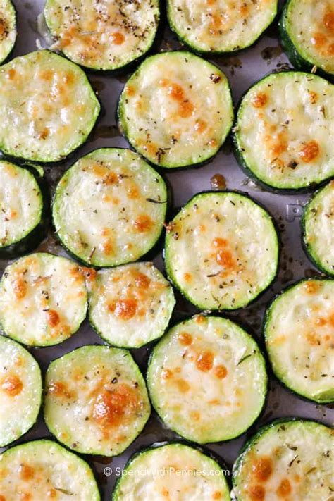 Easy Baked Zucchini {Great Appetizer or Side!} - Spend With Pennies