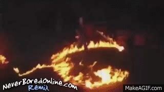 Epic fail pouring gas on fire guy runs with flaming gas can on Make a GIF