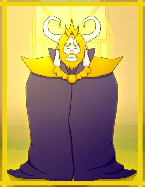 some bad asgore fanart by SciencePanda on DeviantArt