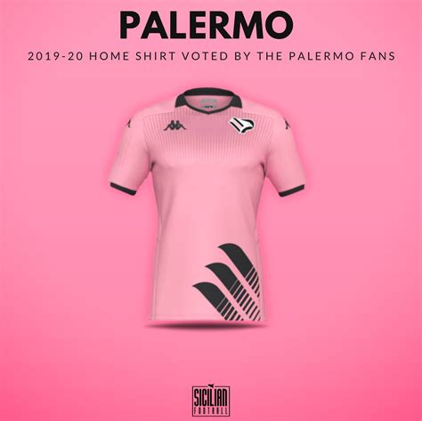 Palermo 19-20 Home Kit Revealed - Voted By Fans From 6 Options - Footy Headlines