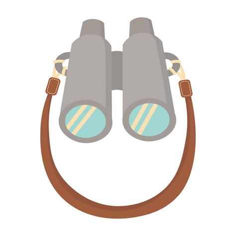 Doodle clipart. Binoculars for the traveler. All objects are repainted ...