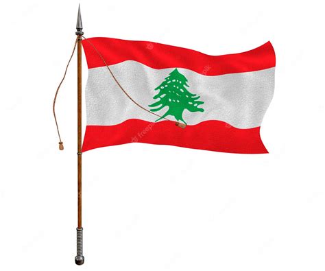 Premium Photo | National flag of Lebanon Background with flag of Lebanon