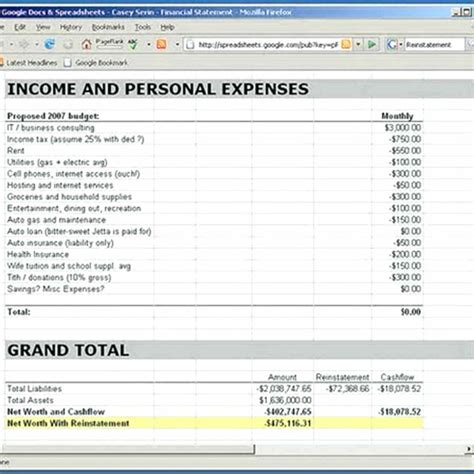 Income Statement Template For Small Business — db-excel.com