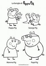 Coloring Page Peppa Pig  Home sketch template