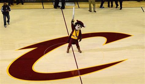 Cleveland Cavs mascot, Sir CC the Cavalier. | Cleveland cavs, Cleveland ...