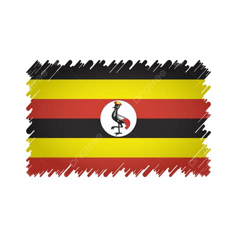 Uganda Flag Vector Hd PNG Images, Uganda Flag Png Vector Design, Uganda ...