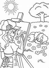 Holly Hobbie And Friends Coloring Page sketch template