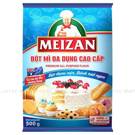 Bột Mì Đa Dụng Cao Cấp Meizan Gói 500G