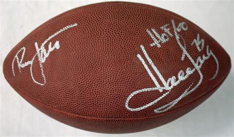 Item Detail - RONNIE LOTT & HOWIE LONG SIGNED AUTHENTIC NFL FOOTBALL ...