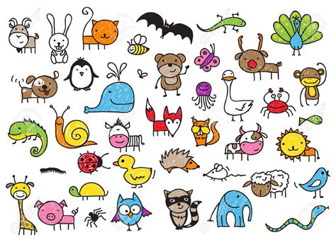 doodle animals - Google Search | Childrens drawings, Drawing for kids ...