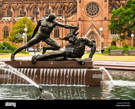 Archibald Fountain Hyde Park Sydney Australia Stock Photo - Alamy