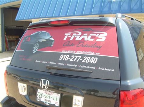 Rear Window Graphics | Precision Sign & Design