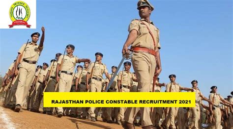 Rajasthan Police Constable Recruitment 2021 : Complete Details - Trishul Defence Academy