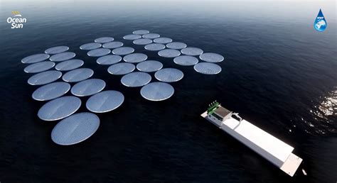 Joining Floating Sea Water Desalination with Floating Solar Power