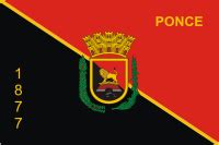 Ponce (Puerto Rico), flag - vector image