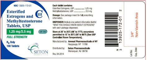 Esterified Estrogens and Methyltestosterone - FDA prescribing ...