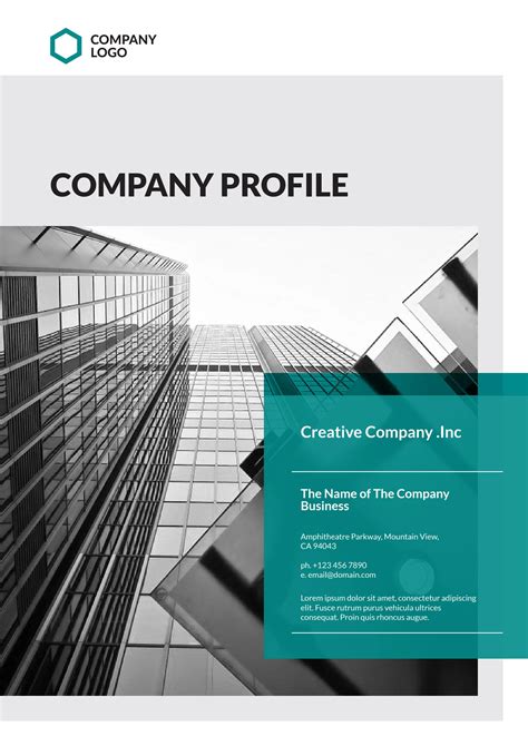 Free Company Profile Template : Company Profile Sample Templates - Create a Professional ...