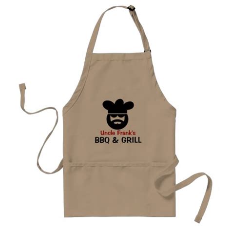 Personalized BBQ apron for men | Zazzle