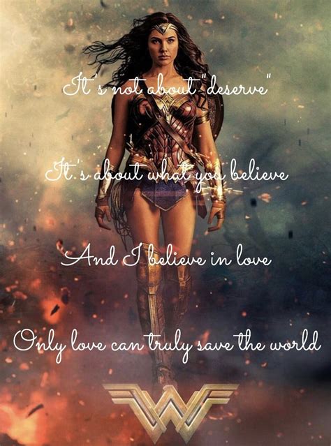 Wonder Woman quote | Wonder woman quotes, Wonder woman, Gal gadot wonder woman