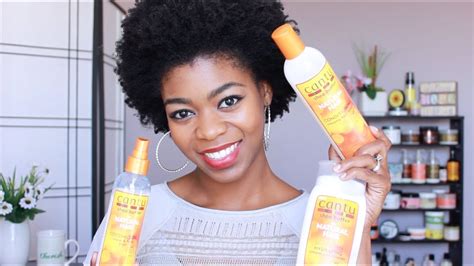 Cantu Shea Butter Review - Conditioner, Lotion, & Mist - 4C Natural Hair - YouTube