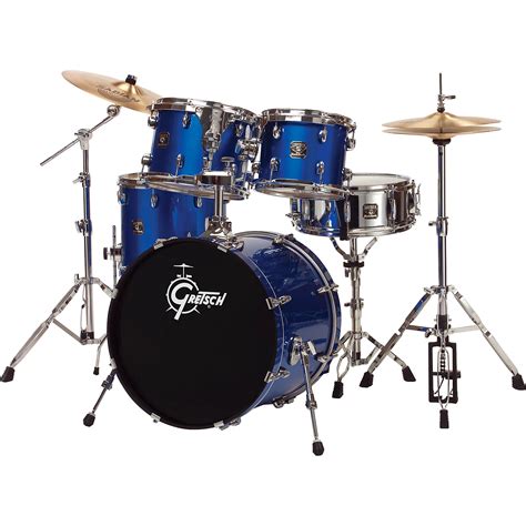 Gretsch Drums Blackhawk 5-Piece Euro Drum Set with Sabian Cymbals | Musician's Friend