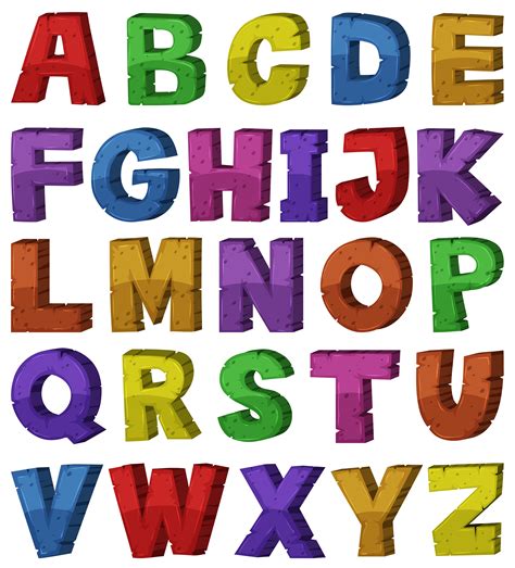 Large Alphabet Letters