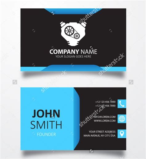 Mechanic Business Cards Templates Free / mobile mechanic Business Templates forms - Download ...