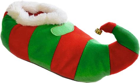 Amazon.com | Adults/Unisex/Mens/Ladies Novelty Christmas Elf Slippers ...