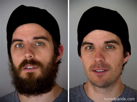 25 Before and After Pictures of Men Who Shaved Their Beards – Mutually