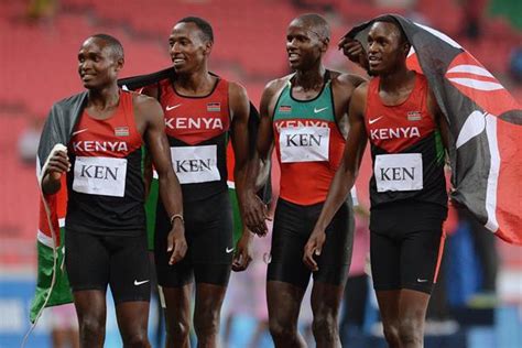 Kenya 4X400m team wins gold medal in dramatic fashion - Kenya Page