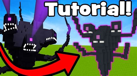 Minecraft Tutorial: How To Make A Wither Storm Statue "Wither Storm House" - YouTube